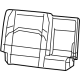 Mopar 7JN36TX7AB Cover - Rear Seat Back Mopar 7JN36TX7AB Cover - Rear Seat Back