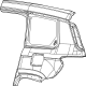 Mopar 68541876AA Quarter Panel, Rear Passenger Side