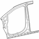 Mopar 68477018AC Aperture Panel, Outer Passenger Side