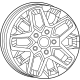 Mopar 4755610AA Wheel, Alloy, Gray