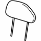 Mopar 1RX23ZJ3AA Headrest, Front Mopar 1RX23ZJ3AA Headrest, Front