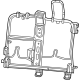 Mopar 68572162AA Frame - Rear Seat Back 60%