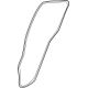 Mopar 68458320AF Door Weatherstrip, Rear