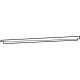 Mopar 68458856AC Weatherstrip, Door Belt Outer