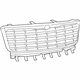 Mopar 55078016AE Grille, Front