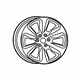Mopar 5YD601Z3AA Wheel, Alloy