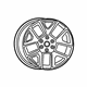 Mopar 4755571AA Wheel, Alloy
