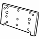 Mopar 68190896AC License Bracket, Front