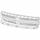 Mopar 5PP33DX8AB Upper Grille, Black, Front
