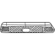 Mopar 6VH23GXHAB Lower Grille, Front
