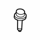 Mopar 68119438AA Buckle Bolt, Outer Mopar 68119438AA Buckle Bolt, Outer