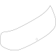 Mopar 68634178AA Lift Gate Glass