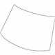 Mopar 68096260AB Windshield, Front