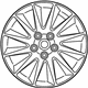 Mopar 1LS51GSAAB Wheel, Alloy