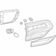 Mopar 68110046AB Tail Lamp Assembly, Inner Passenger Side