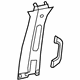 Mopar 6DQ04TX7AH Upper Center Pillar Trim, Black, Passenger Side