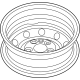 Mopar 68582598AA Wheel - Steel