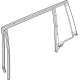 Mopar 68375958AE Glass - Door Glass Running With Glass