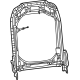 Mopar 68598806AA Frame - Front Seat Back
