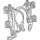 Mopar 68729256AA Regulator - Rear Door Window Mopar 68729256AA Regulator - Rear Door Window