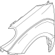 Mopar 68259335AA Fender, Front Passenger Side