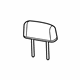 Mopar 6CN031X8AB Headrest, Black/Gray, Rear Driver Side Mopar 6CN031X8AB Headrest, Black/Gray, Rear Driver Side