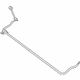 Mopar 68341432AB Stabilizer Bar, Rear Mopar 68341432AB Stabilizer Bar, Rear