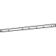 Mopar 68295576AC Rail, Rear Passenger Side