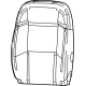 Mopar 7YK93YA7AA Cover - Front Seat Back