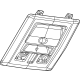 Mopar 5SK49BD1AA Overhead Console, Upper