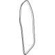 Mopar 68498156AD Door Weatherstrip, Front