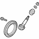 Mopar 68449606AA Ring & Pinion, Front