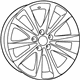 Mopar 5NL47DX8AA Wheel, Alloy