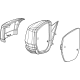 Mopar 68420872AE Mirror - Outside Rearview