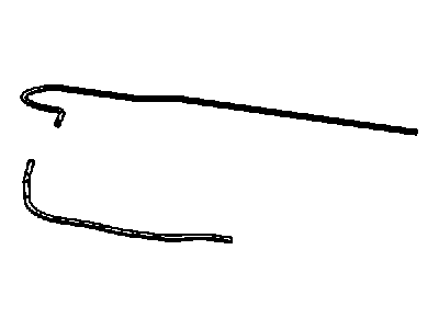 Mopar 68037716AB Hose Sunroof Drain Rear