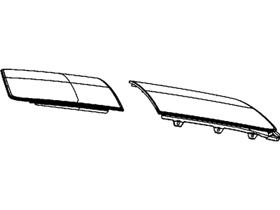 Chrysler 68127965AB GLASS Sunroof