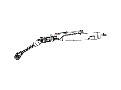 Dodge 5057642AF COLUMN Steering