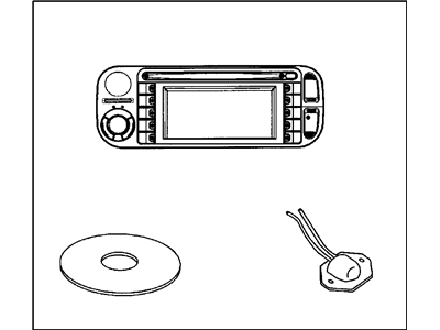 Dodge 82208715AE RADIO AM/FM CD W/NAV/DVD & CD-CTRL