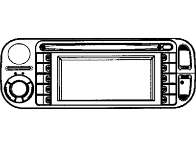 Jeep 56038629AI RADIO AM/FM CD W/NAV/DVD & CD-CTRL
