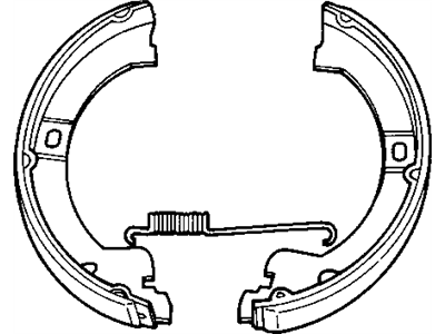 Chrysler Voyager Parking Brake Shoe - 4882576
