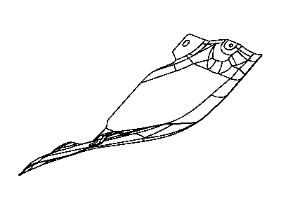 68065530AB Mopar Shield Exhaust Front Pipe Or Converter Illustration 1 of 1