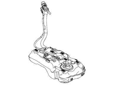 Jeep 68312324AA TANK Fuel Assembly
