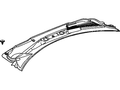 Dodge 6508971AA PIN Push Cowl Panel grille mounting