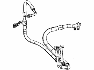 Jeep 68103269AE LINE A/C Suction & Discharge