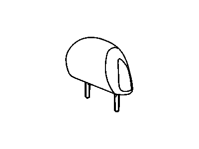 Chrysler 1DS981DAAA HEADREST Front