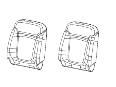 Mopar 5YP87LXHAA Cover Front Seat Back
