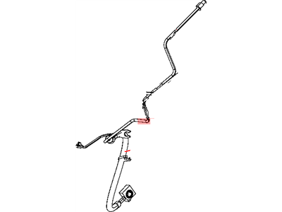 Mopar 68211363AA Tube And Hose Assembly Brake Left Rear 68211363AA Mopar Tube And Hose Assembly Brake Left Rear Illustration 1 of 1