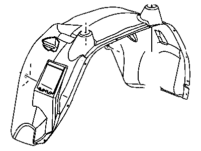 Jeep 55396463AB LINER Fender Side