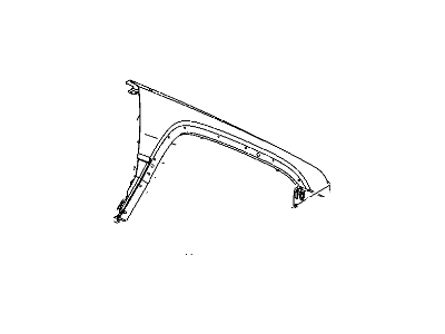 Jeep 55369218AA FENDER Front