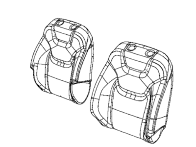 Mopar 6SS77DX9AB Cover Front Seat Back